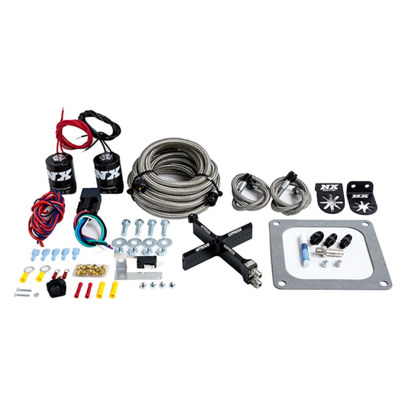 Nitrous Express — Nitrous Express 4500 Covert Crossbar Plate System Stage 6 50-300HP (w/o Bottle)
Injection System Kit