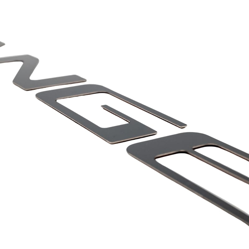 Putco — Putco Ford Ranger (Flat Cut) Tailgate - Black Platinum Stainless