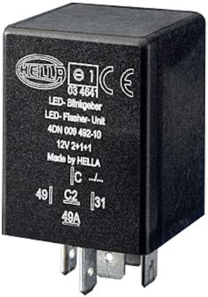 Hella — Hella Flasher Unit Led 12V 2+1+1
Flasher, 5 pin, 12 V