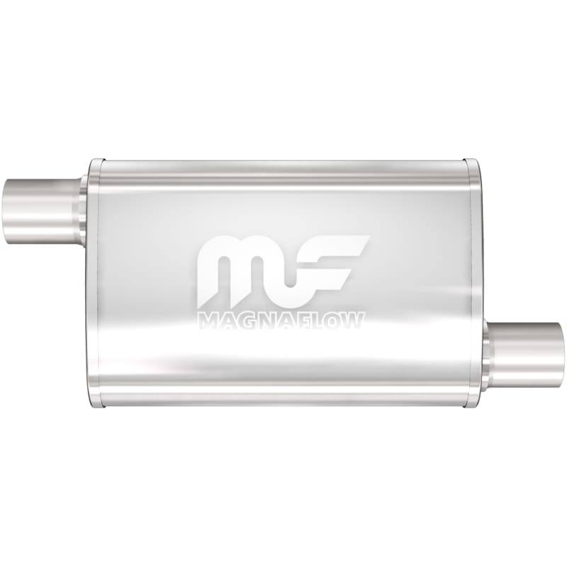 Magnaflow — Straight-Through Performance Muffler; 3in. Offset/Offset;  4x14x9 Body
Straight-Through Performance Muffler; 3in. Offset/Offset; 4x14x9 Body