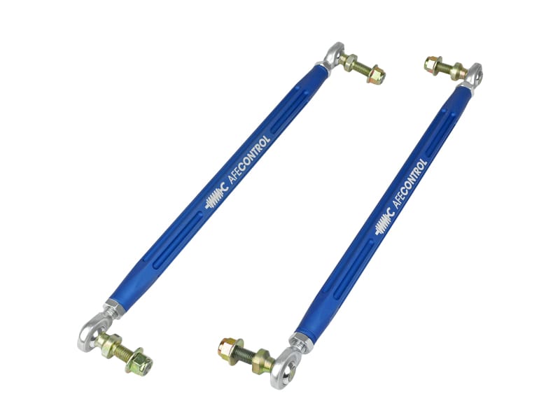 aFe — aFe CONTROL Front Adjustable End Link Set Blue