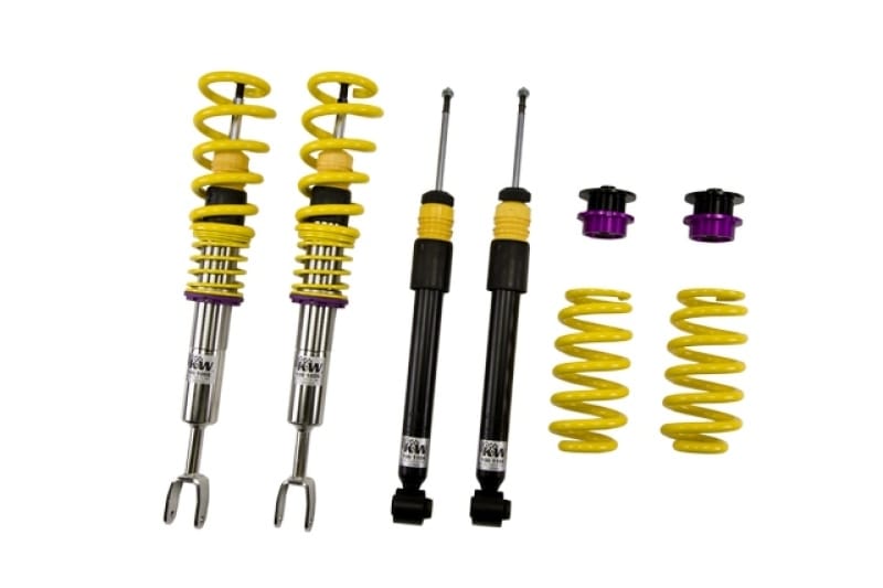 KW — Height adjustable stainless steel coilover system with pre-configured damping
KW COILOVER KIT V1 - 10210058