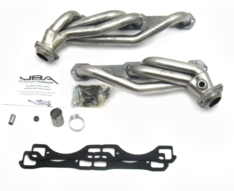 JBA — 86-95 GM PU/92-95 Blzr Cat4Ward® 5.0/5.7L Raw 409