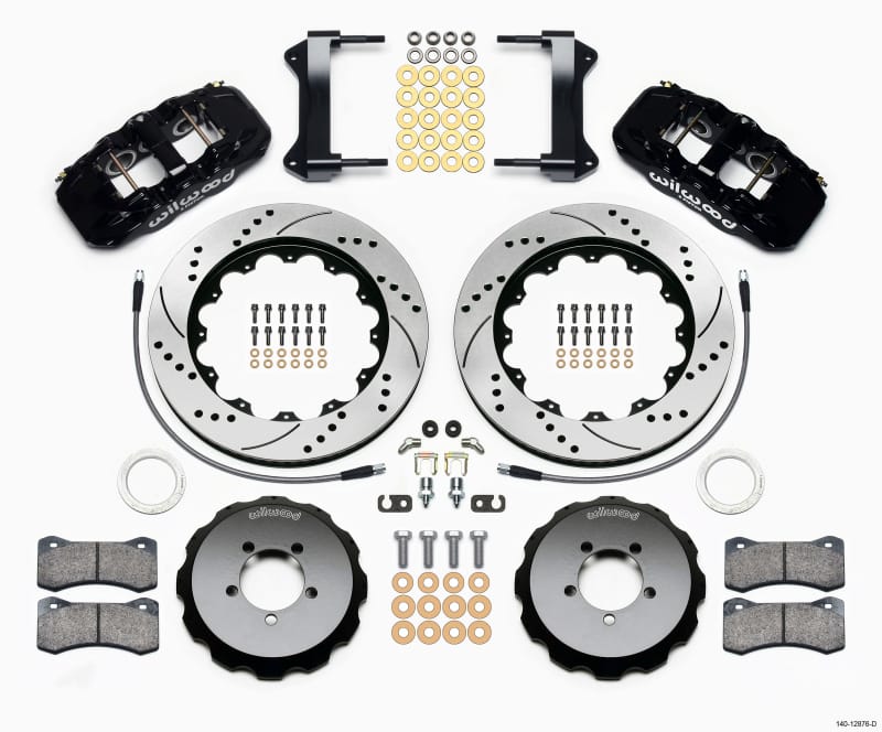 Wilwood — KIT,FRONT,SUBARU WRX 99-17,AERO6 14.00,SRP,W/LINES