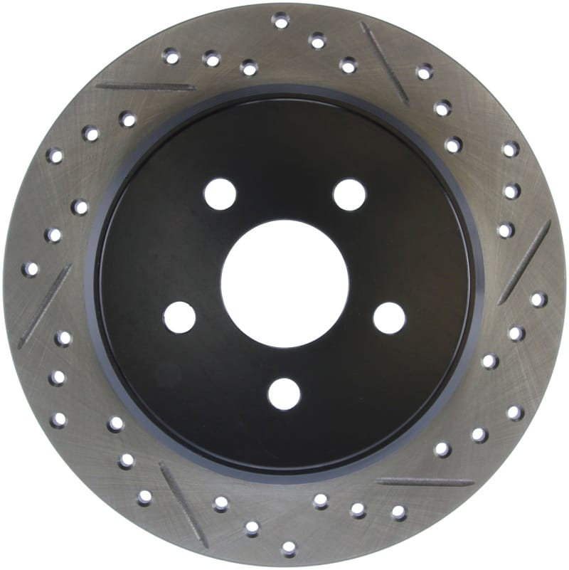 Stoptech — StopTech Sport Drilled & Slotted Brake Rotor; Rear Left
StopTech Sport Drilled/Slotted Brake Rotor; Rear Left