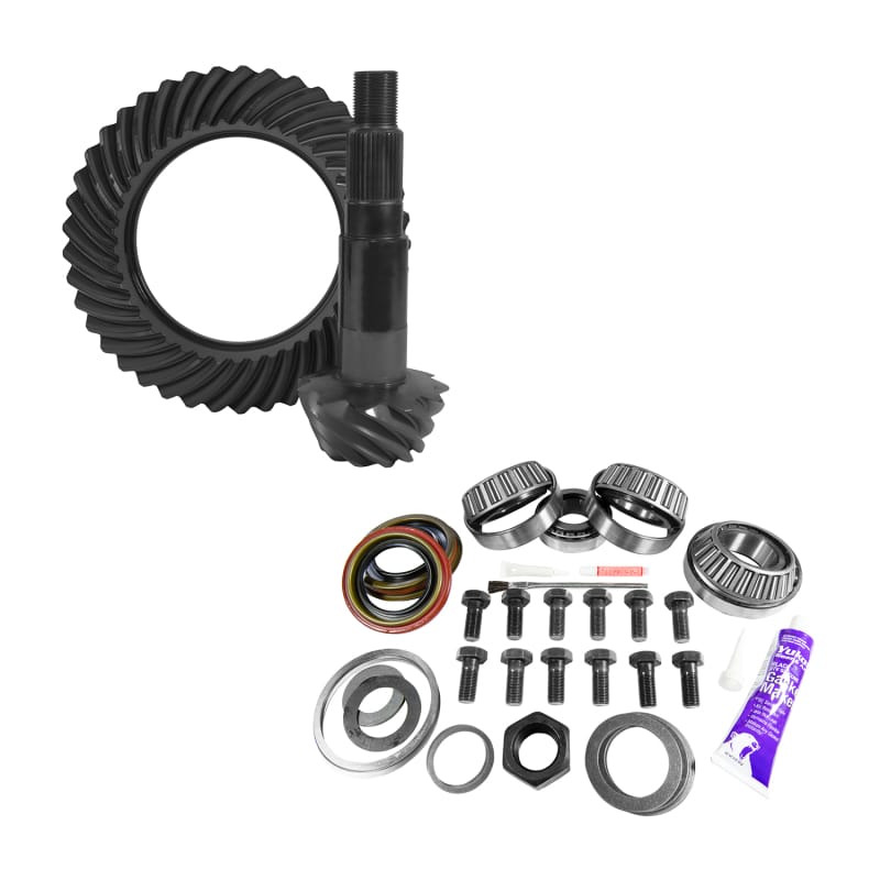 Yukon Gear & Axle — 11.25in. Dana 80 4.30; Rear Ring/Pinion; Install Kit; 4.375in. OD Head Bearing
11.25" Dana 80 4.30, Rear Ring & Pinion, Install Kit, 4.375" OD Head Bearing
