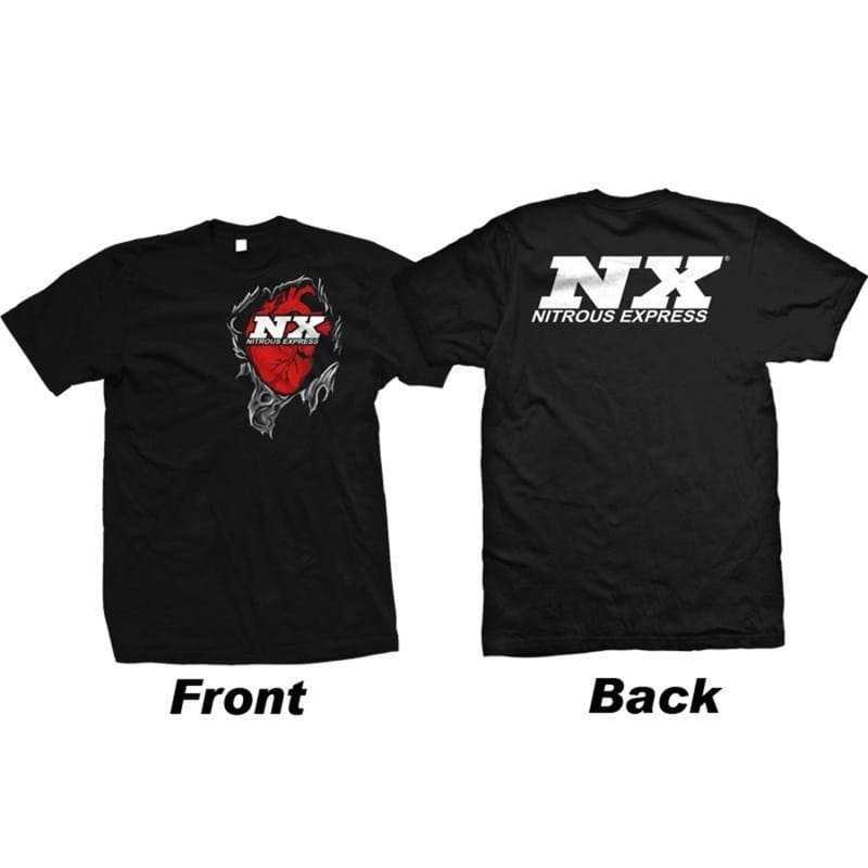 Nitrous Express — Heart T-Shirt; 2XL