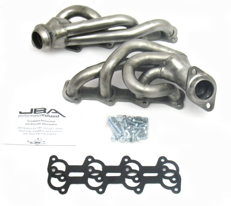 JBA — JBA 97-03 Ford F-150 5.4L 2V 1-1/2in Primary Raw 409SS Cat4Ward Header
Exhaust Header