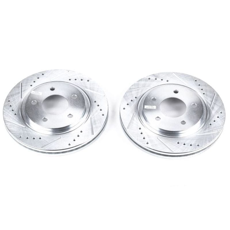 PowerStop — PowerStop Evolution Performance Drilled, Slotted & Plated Brake Rotor Pair