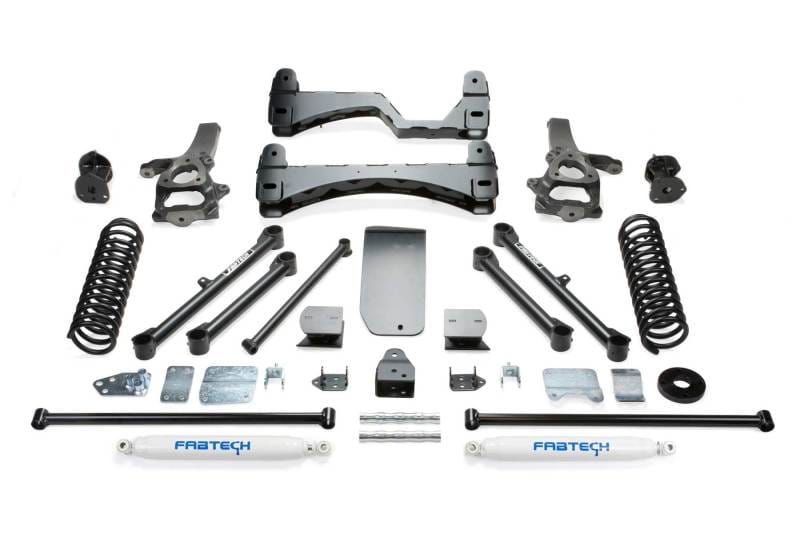Fabtech — 6" BASIC SYS W/PERF SHKS 2009-11 DODGE 1500 4WD
Basic Lift System w/Shocks