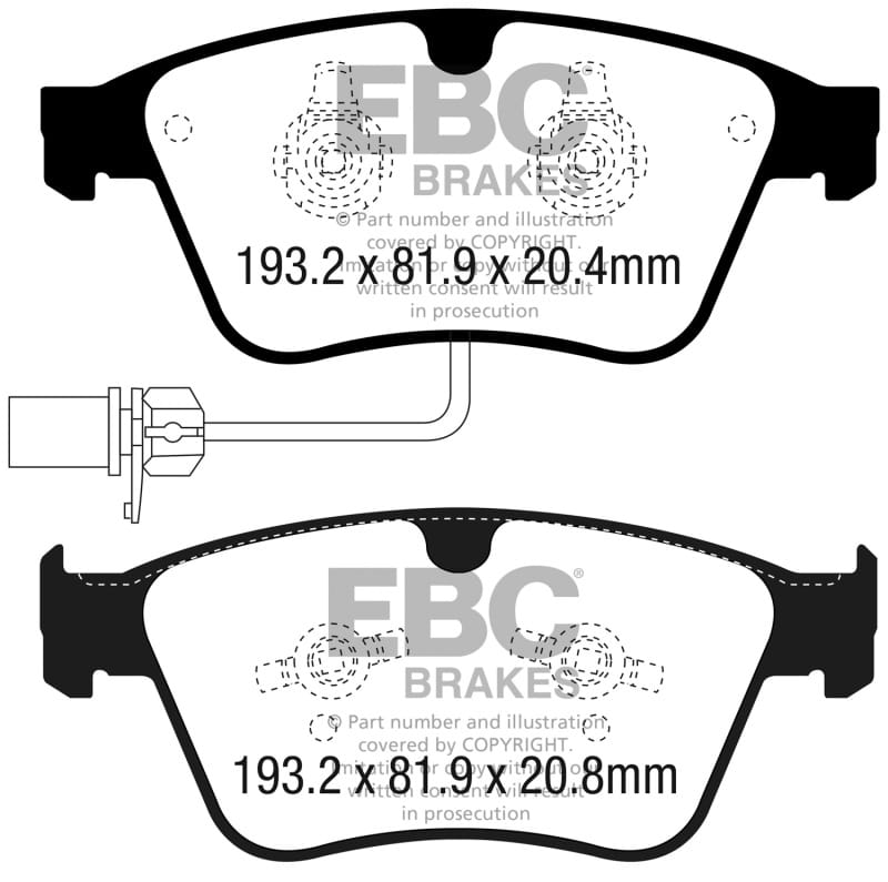 EBC — Yellowstuff Street And Track Brake Pads