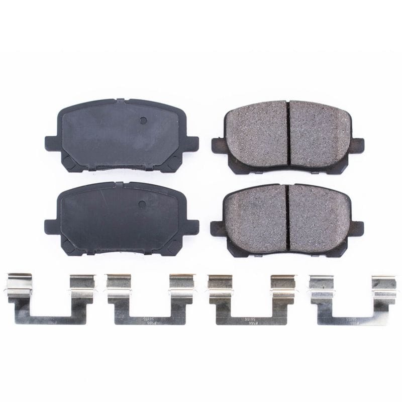 PowerStop — PowerStop - Z17 Low-Dust Ceramic Brake Pads with Hardware