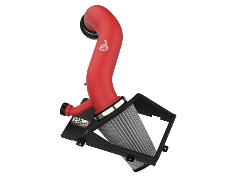aFe — Rapid Induction Cold Air Intake System Red w/ Pro DRY S Filter