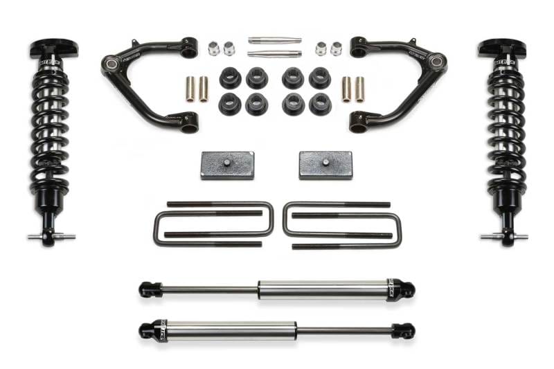 Fabtech — 3" UNIBALL UCA SYS W/ DL 2.5 & 2.25 2019-22 GM C/K1500 P/U
Uniball UCA Lift System w/Shocks