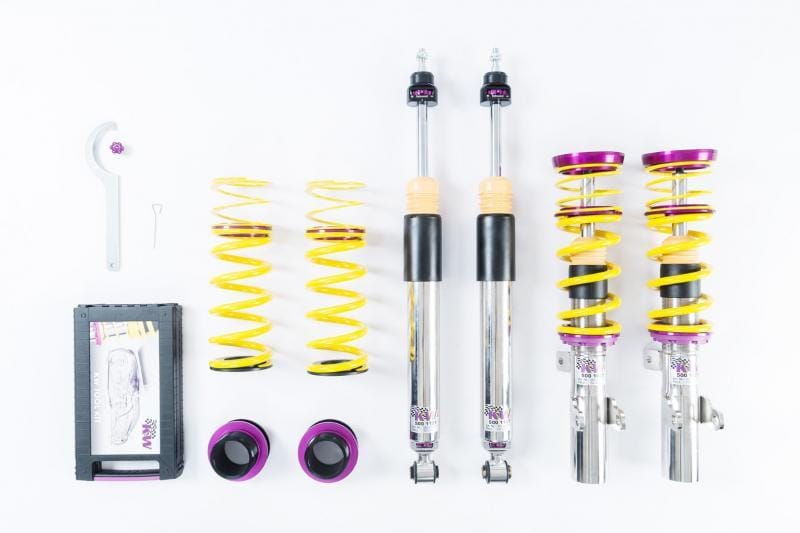 KW — Height Adjustable Coilovers with Independent Compression and Rebound Technology
KW COILOVER KIT V3 BUNDLE - 35250036