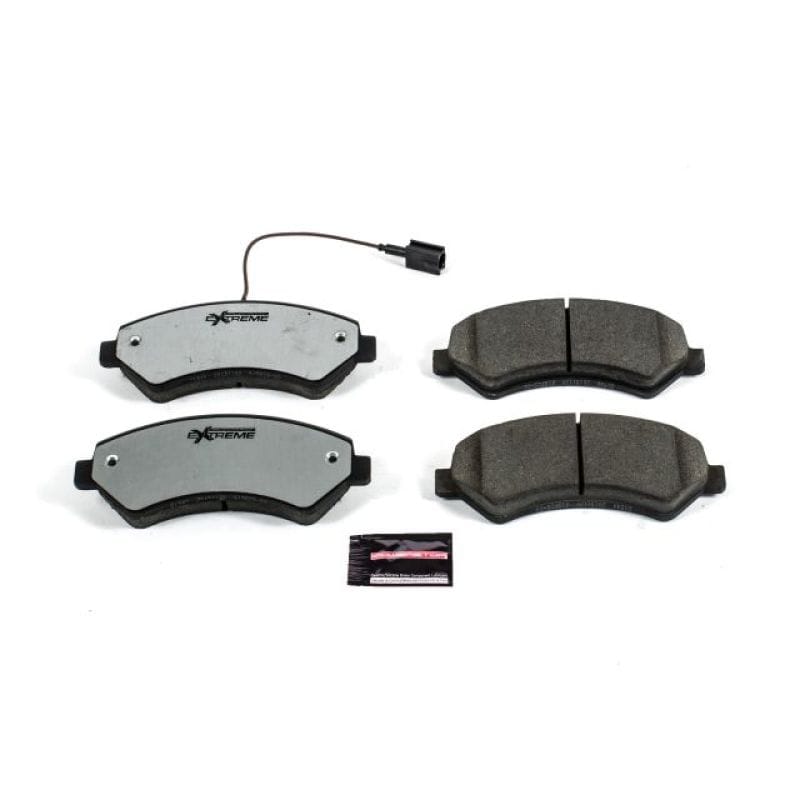PowerStop — PowerStop - Z36 Truck and SUV Carbon-Fiber Ceramic Brake Pads with Hardware Kit