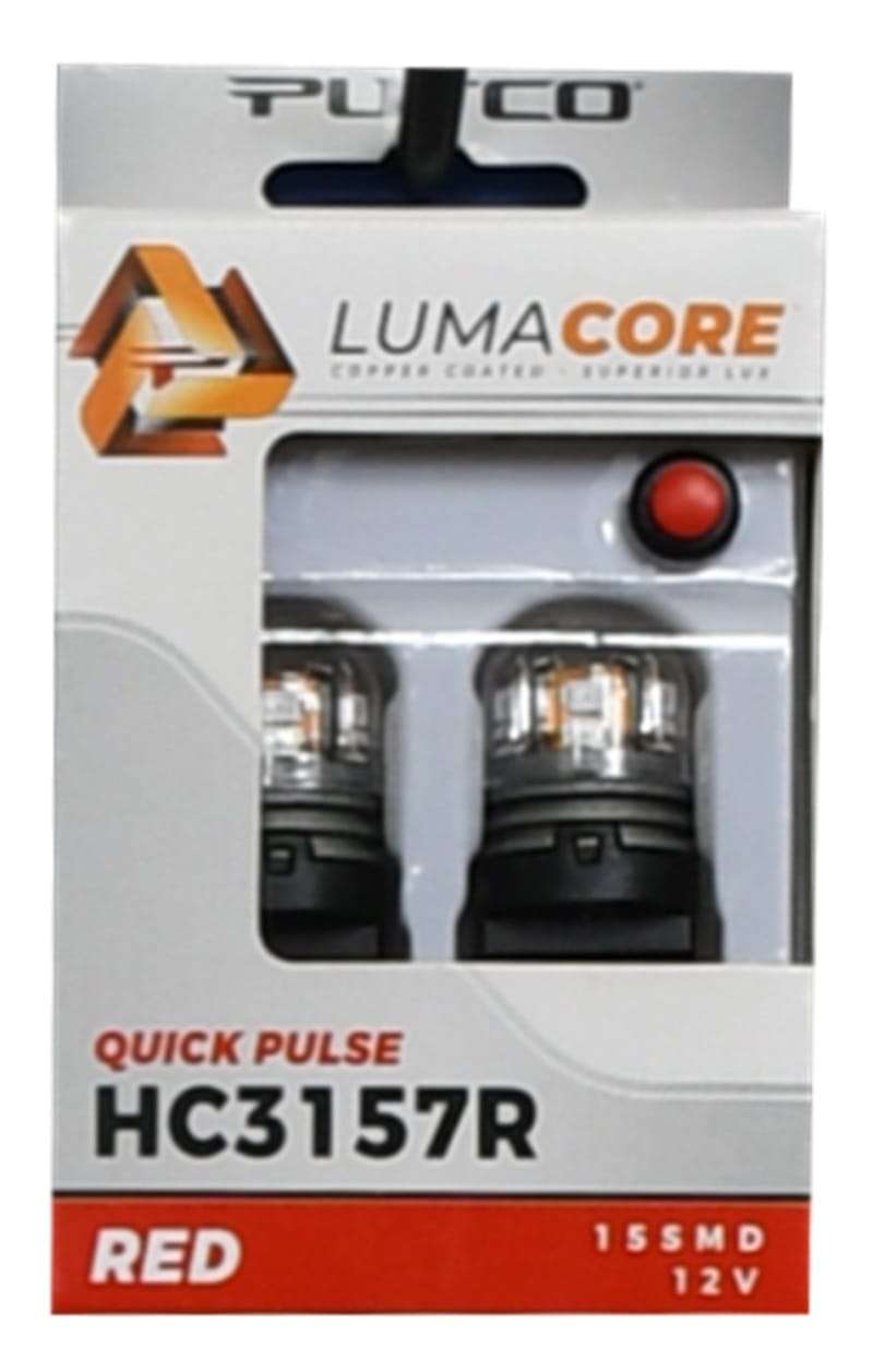 Putco — Putco LumaCore 3157 Red - Pair (x3 Strobe w/ Bright Stop)
Bulb