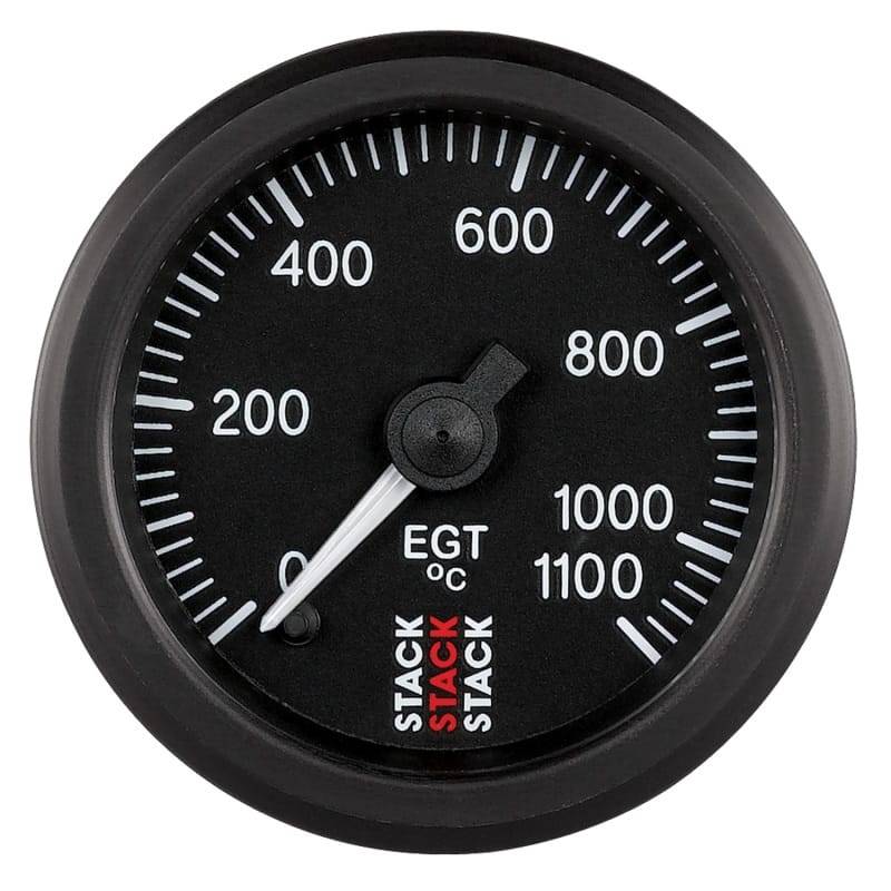 AutoMeter — GAUGE, EXHAUST GAS TEMP, PRO STEPPER MOTOR, 52MM, BLK, 0-1100?C