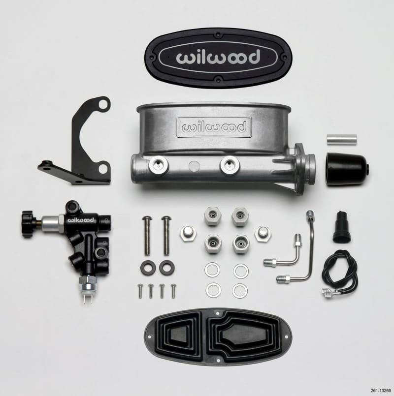 Wilwood — Wilwood HV Tandem M/C Kit w L/H Bracket & Prop Valve - 1in Bore
M/C,TANDEM KIT