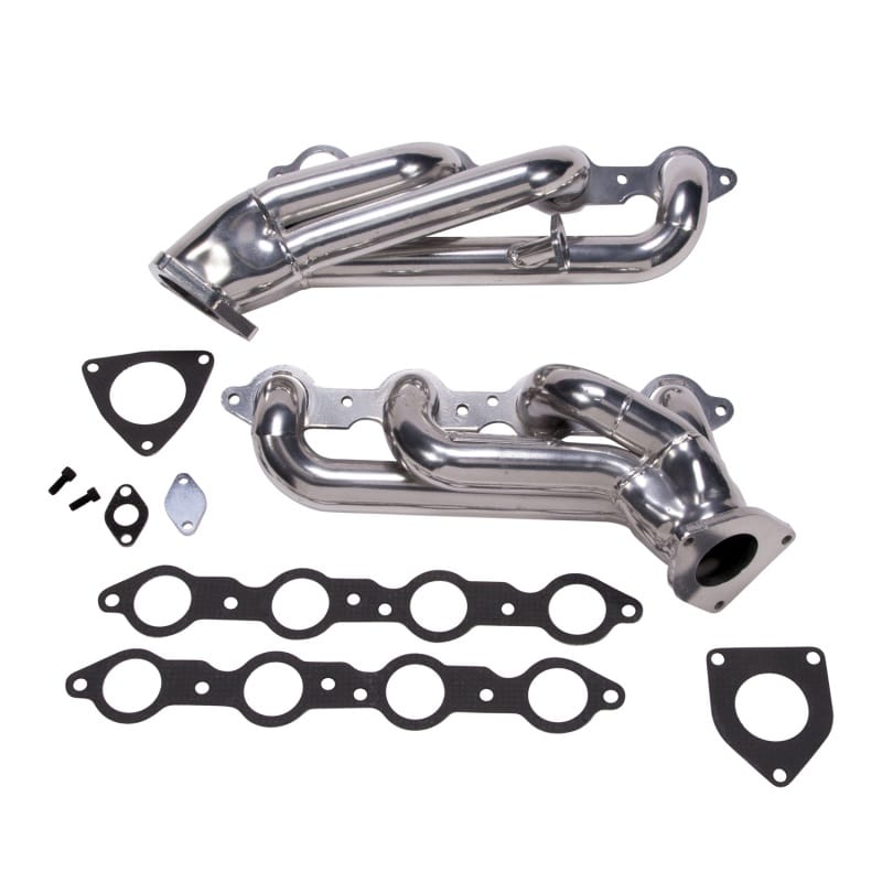 BBK — 1999-2013 GM TRUCK/SUV 6.0L 1-3/4 SHORTY HEADERS (POLISHED SILVER CERAMIC)
Shorty Tuned Length Exhaust Header Kit