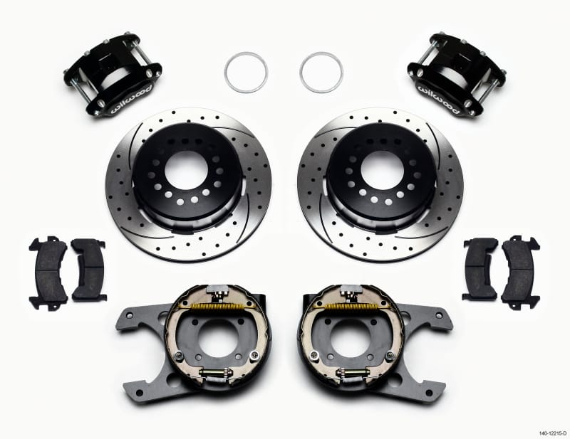 Wilwood — KIT,REAR,DISC/DRUM,12 BOLT CHEVY,2.75/ 2.81 OFFSET,D154,1PC ROTOR,SRP