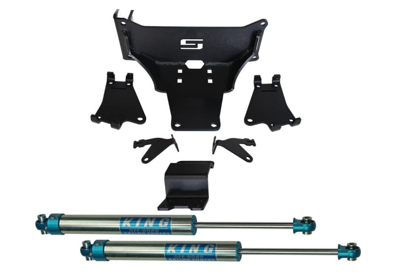 Superlift — Dual Steering Stabilizer Kit-w/ King 2.0 Shocks-05-22 F250/350 4WD-No Lift Req
Dual Steering Stabilizer Kit-w/King 2.0 Shocks-05-22 F250/350 4WD-No Lift Req