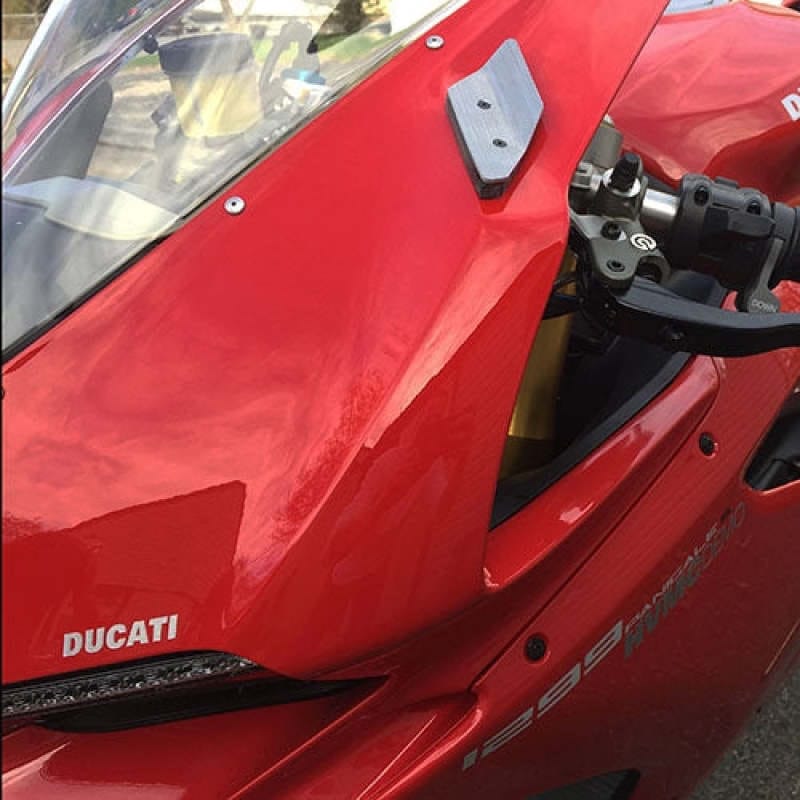 New Rage Cycles — New Rage Cycles 16-19 Ducati 959 Panigale Mirror Block Off Turn Signals