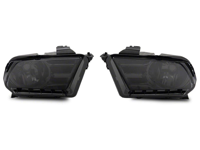Raxiom — Raxiom 10-12 Ford Mustang Axial Series OEM Style Rep Headlights- Chrome Housing- Smoked Lens
Headlights