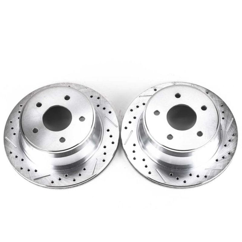 PowerStop — PowerStop Evolution Performance Drilled, Slotted & Plated Brake Rotor Pair