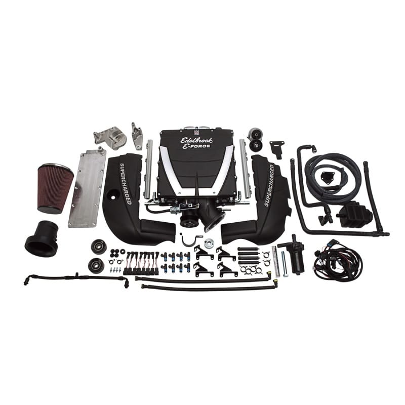 Edelbrock — Edelbrock Universal Supercharger for LS3/L92 Swap w/Corvette Offset - No Tune
E-Force Universal Systems Supercharger System