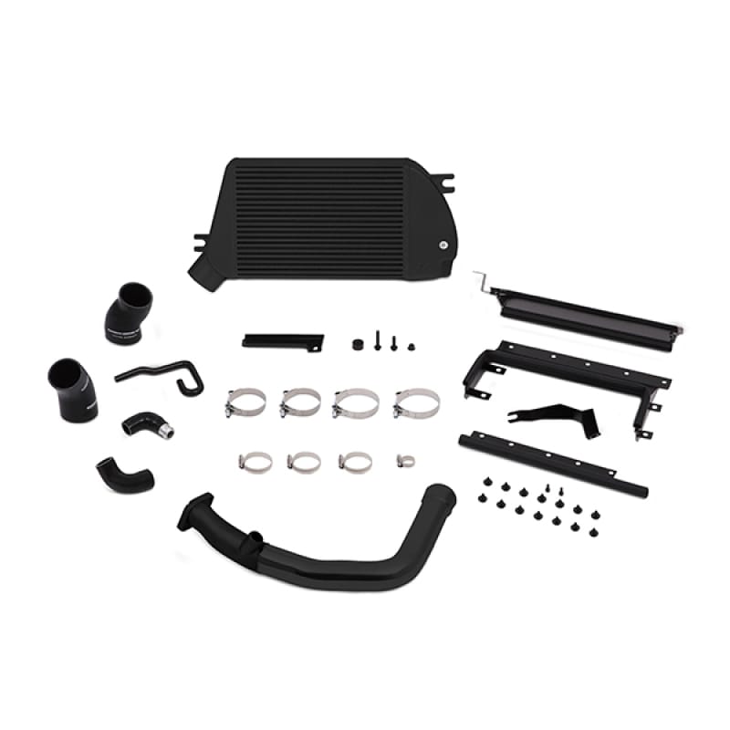 Mishimoto — Top-Mount Intercooler & Charge-Pipe Kit, Black/Black, fits Subaru WRX 2015-2021
Subaru WRX Performance Top-Mount Intercooler and Charge Pipe System