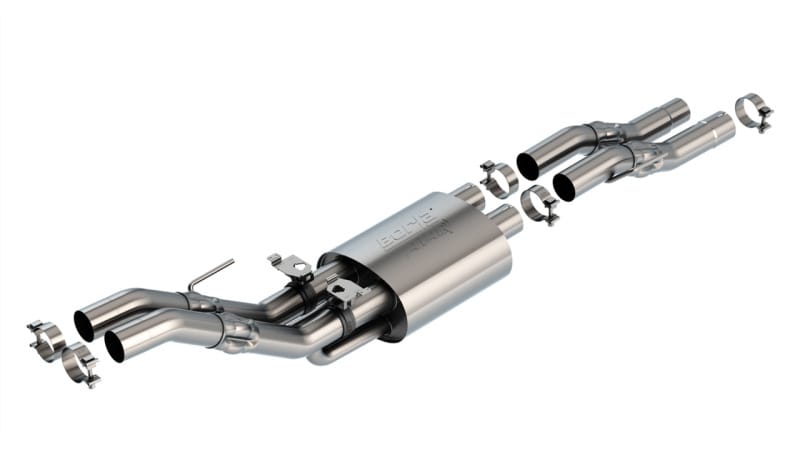 Borla — Mid-Section Exhaust System w/ Muffler & Mid-Pipe - ATAK®
