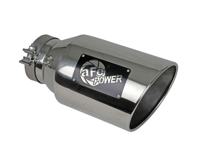 aFe — MACH Force-Xp 304 Stainless Steel Clamp-on Exhaust Tip Polished