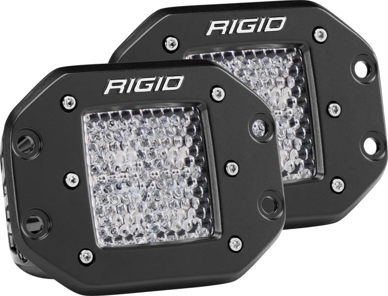Rigid Industries — D-Series PRO LED Light, Diffused Lens, Flush Mount, Pair
D-SERIES PRO DIFFUSED FM/2