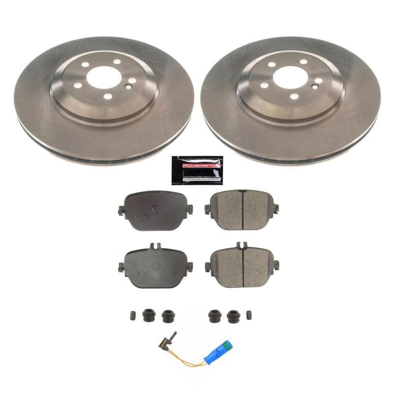 PowerStop — OE Stock Replacement Low-Dust Ceramic Brake Pad and Rotor Kit