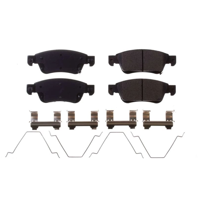 PowerStop — PowerStop - Z17 Low-Dust Ceramic Brake Pads with Hardware