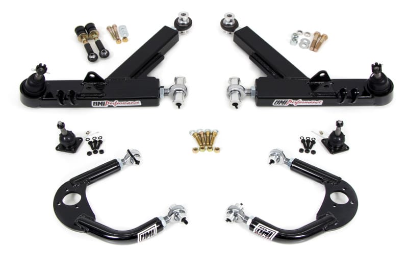 UMI Performance — 231410 - 1993-2002 GM F-Body A-Arm Kit, Dbl Shear Mount Boxed Lower, Adj Upper