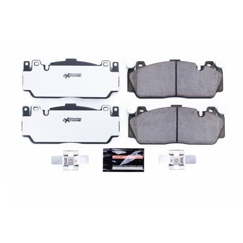 PowerStop — PowerStop - Z26 Performance Carbon-Fiber Ceramic Brake Pads with Hardware Kit