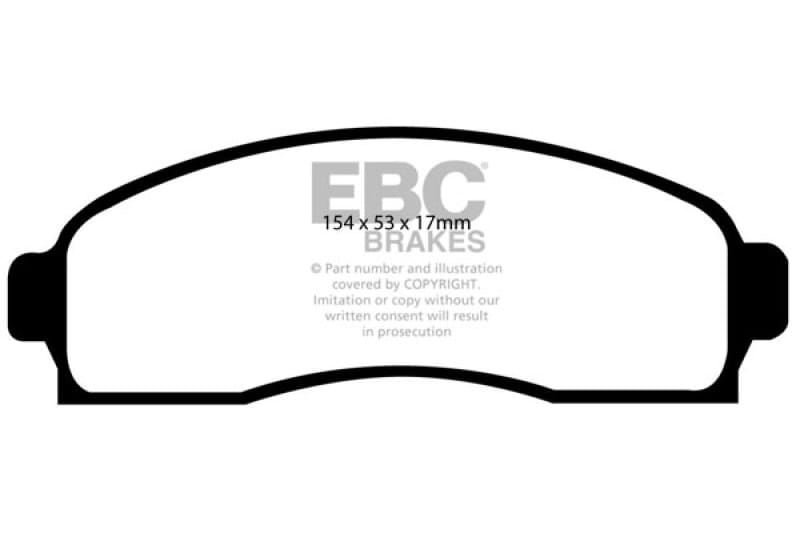 EBC — 6000 Series Greenstuff Truck/SUV Brakes Disc Pads