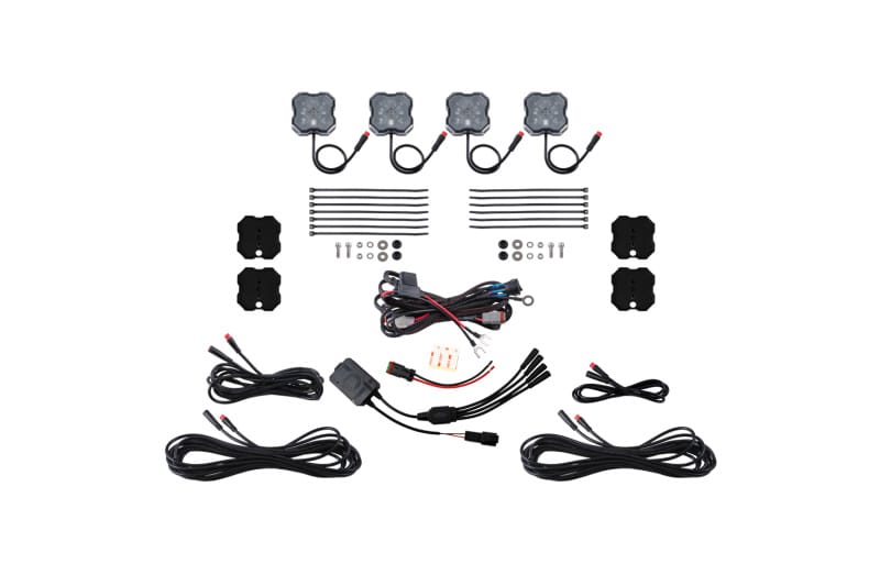 Diode Dynamics — Stage Series RGBW 4 Pack Rock Lights.
