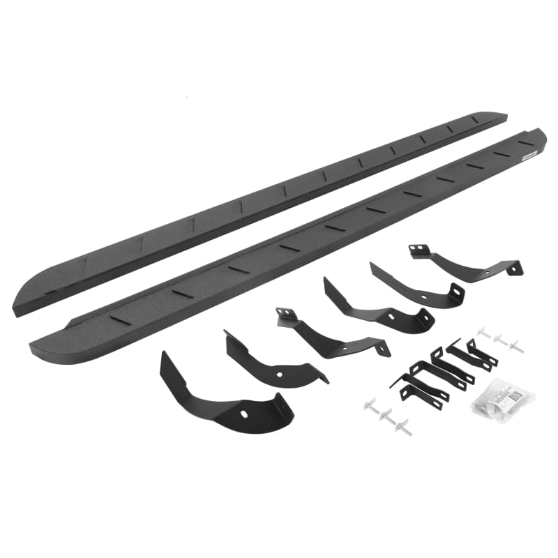 Go Rhino — RB10 Slim Line Running Boards with Mounting Brackets Kit