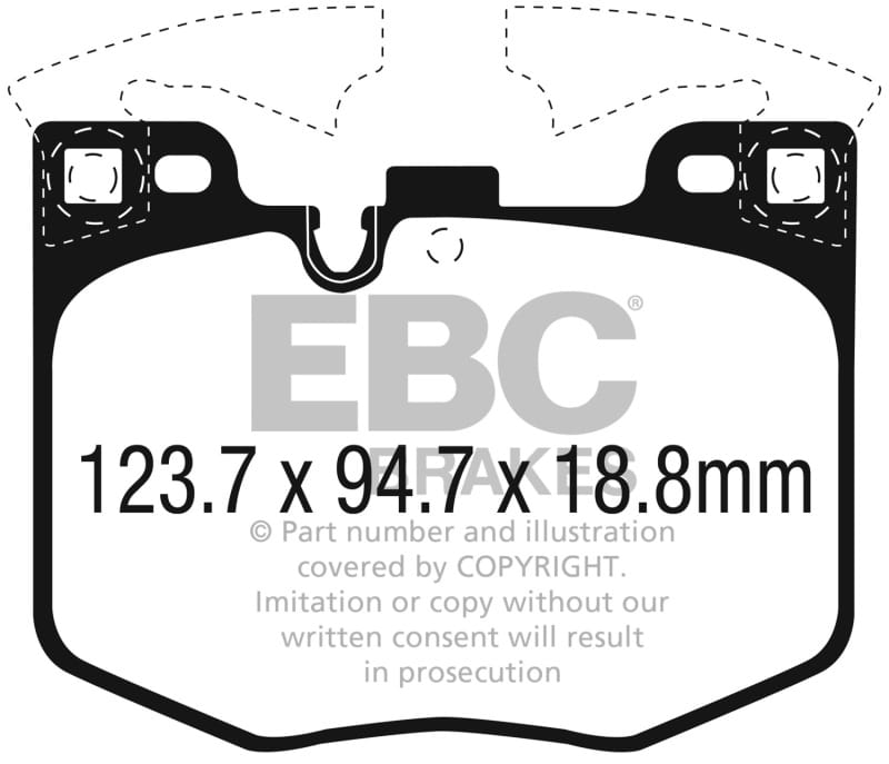 EBC — Ultimax OEM Replacement Brake Pads