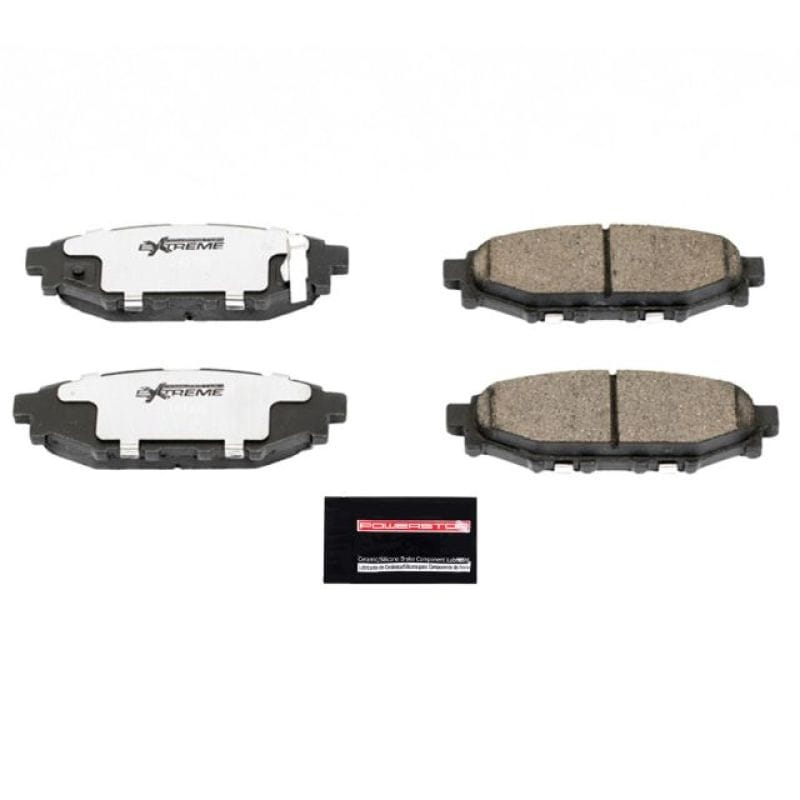 PowerStop — PowerStop - Z26 Performance Carbon-Fiber Ceramic Brake Pads with Hardware Kit