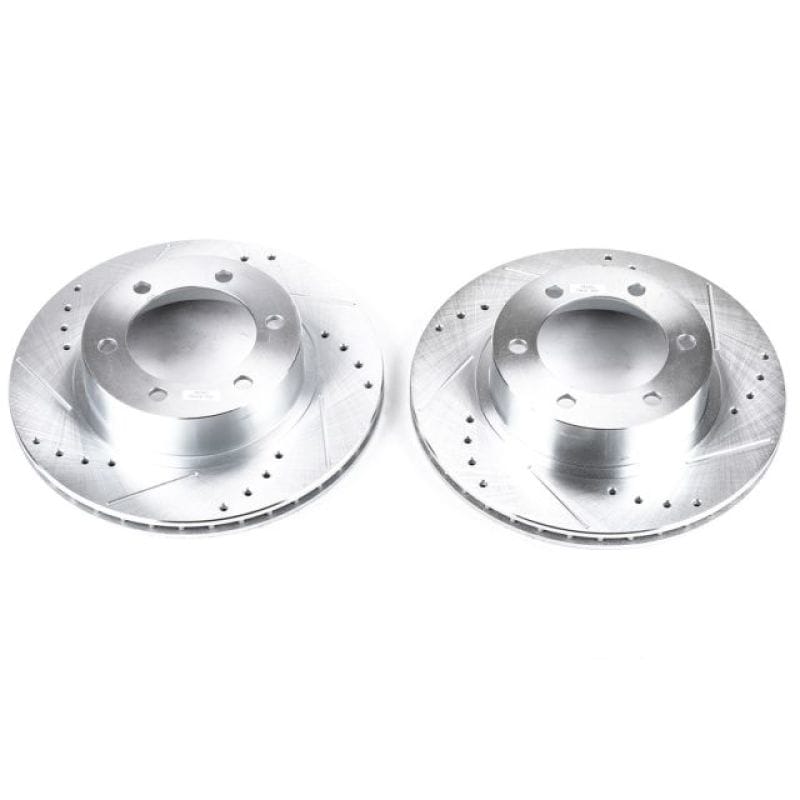 PowerStop — PowerStop Evolution Performance Drilled, Slotted & Plated Brake Rotor Pair