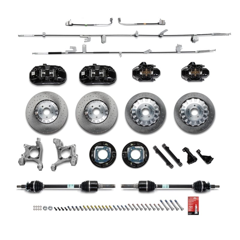 Ford Racing — 2015-2023 Mustang Performance GT350R Black Brake Kit
Disc Brake Pad/Caliper and Rotor Kit