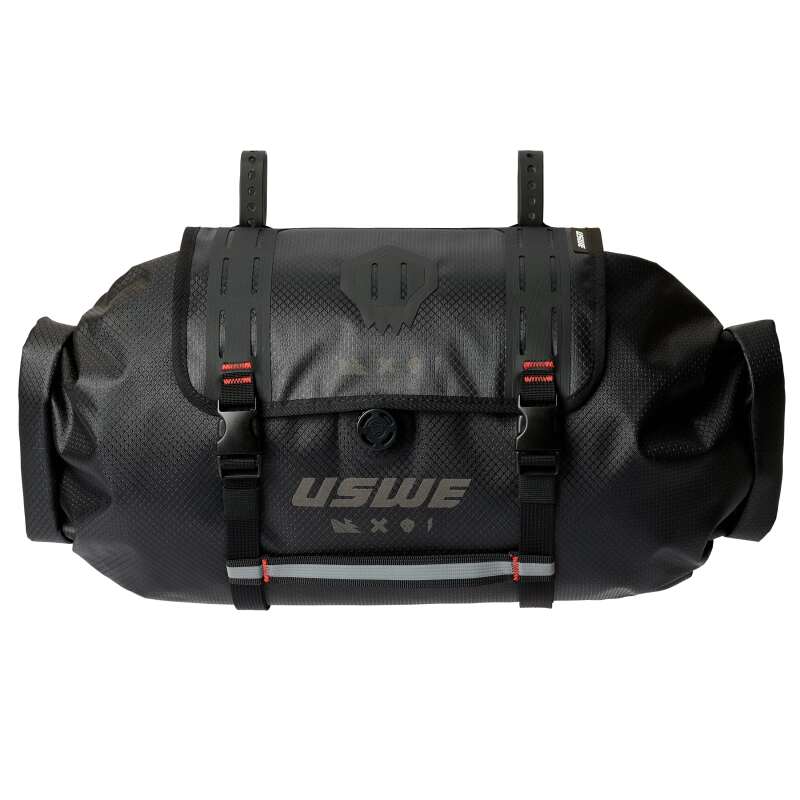 USWE — USWE Handlebar Roll-Top Bag with Holster - Black