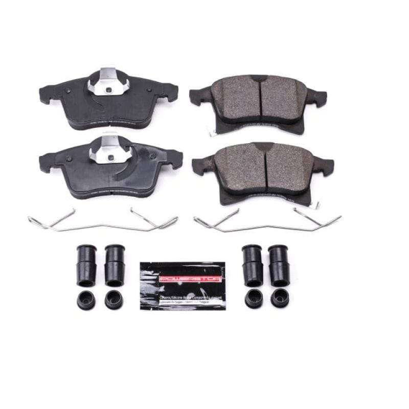 PowerStop — PowerStop - Z23 Daily Driver Carbon-Fiber Ceramic Brake Pads with Hardware Kit