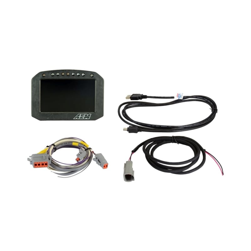 AEM — AEM CD-5F Carbon Flat Panel Non-Logging/ Non-GPS Display
Flat Panel Display Kit, CD-5 Carbon