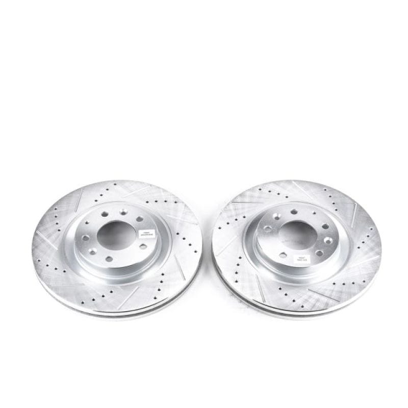 PowerStop — PowerStop Evolution Performance Drilled, Slotted & Plated Brake Rotor Pair