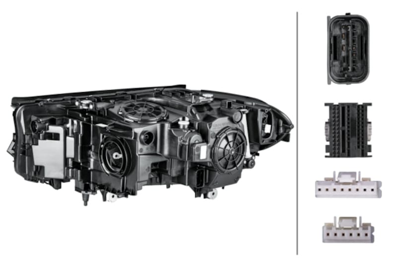Hella — HEADLAMP US A/F T BL PO KU RH MD12   1EX
HELLA Headlight Assembly 354836161